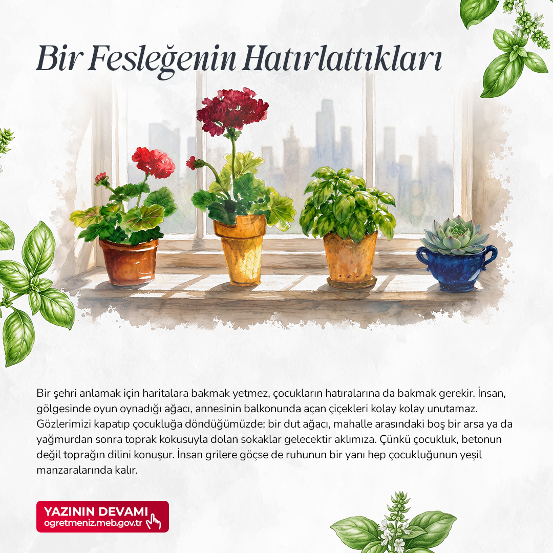 Bir Fesleğenin Hatırlattıkları