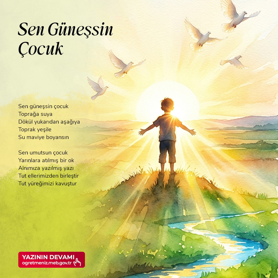 SEN GÜNEŞSİN ÇOCUK                      