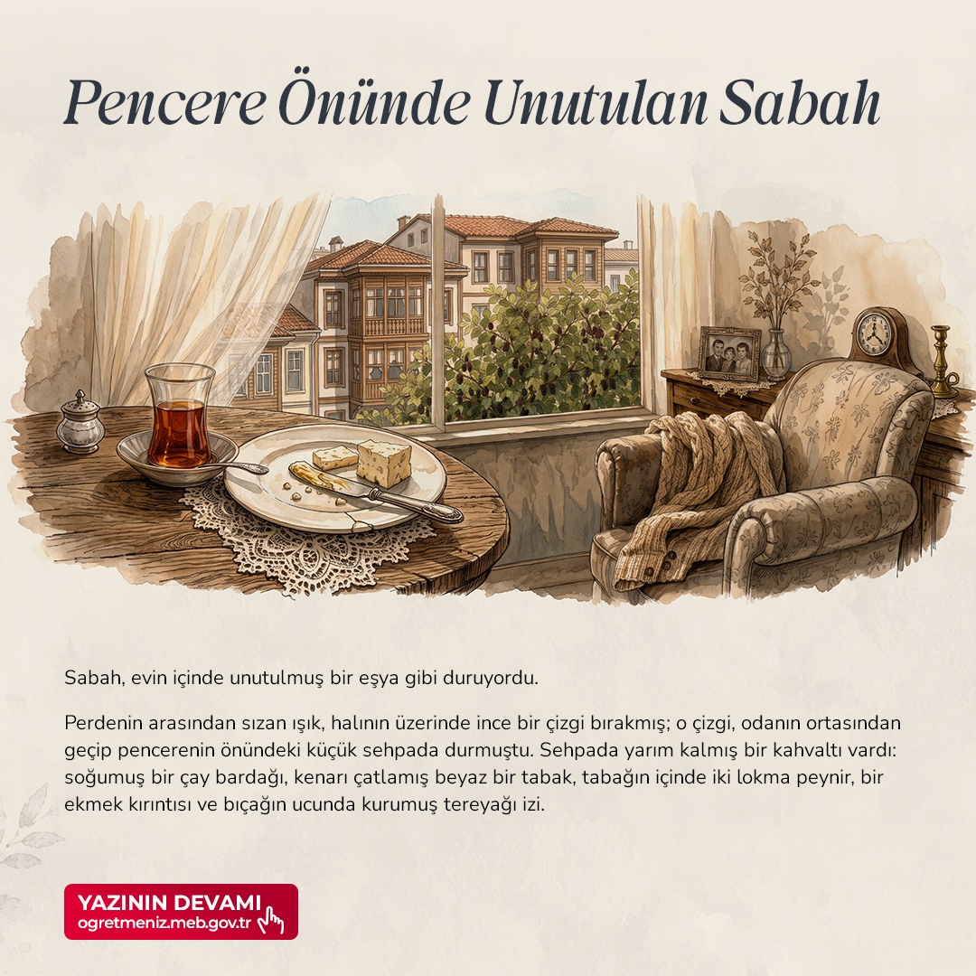 Pencere Önünde Unutulan Sabah