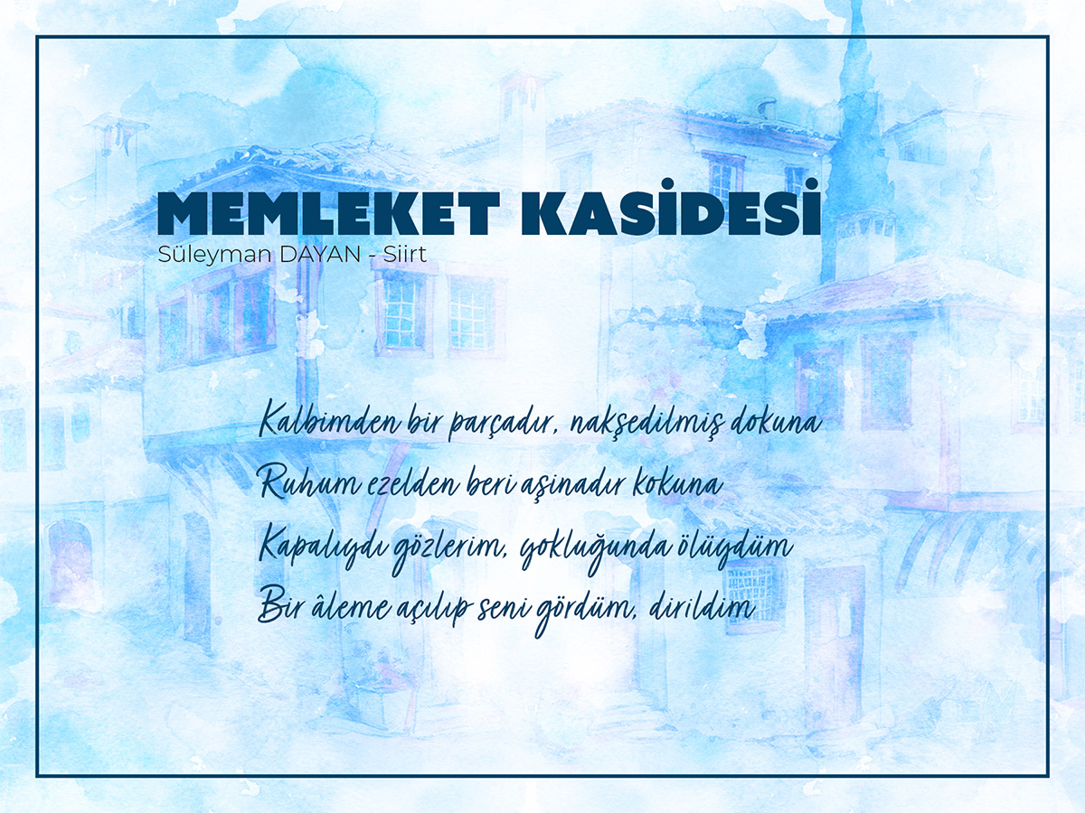 MEMLEKET KASİDESİ