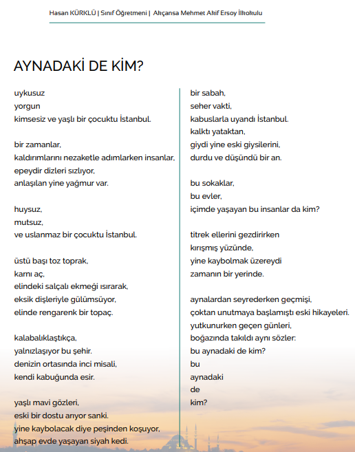  AYNADAKİ DE KİM?