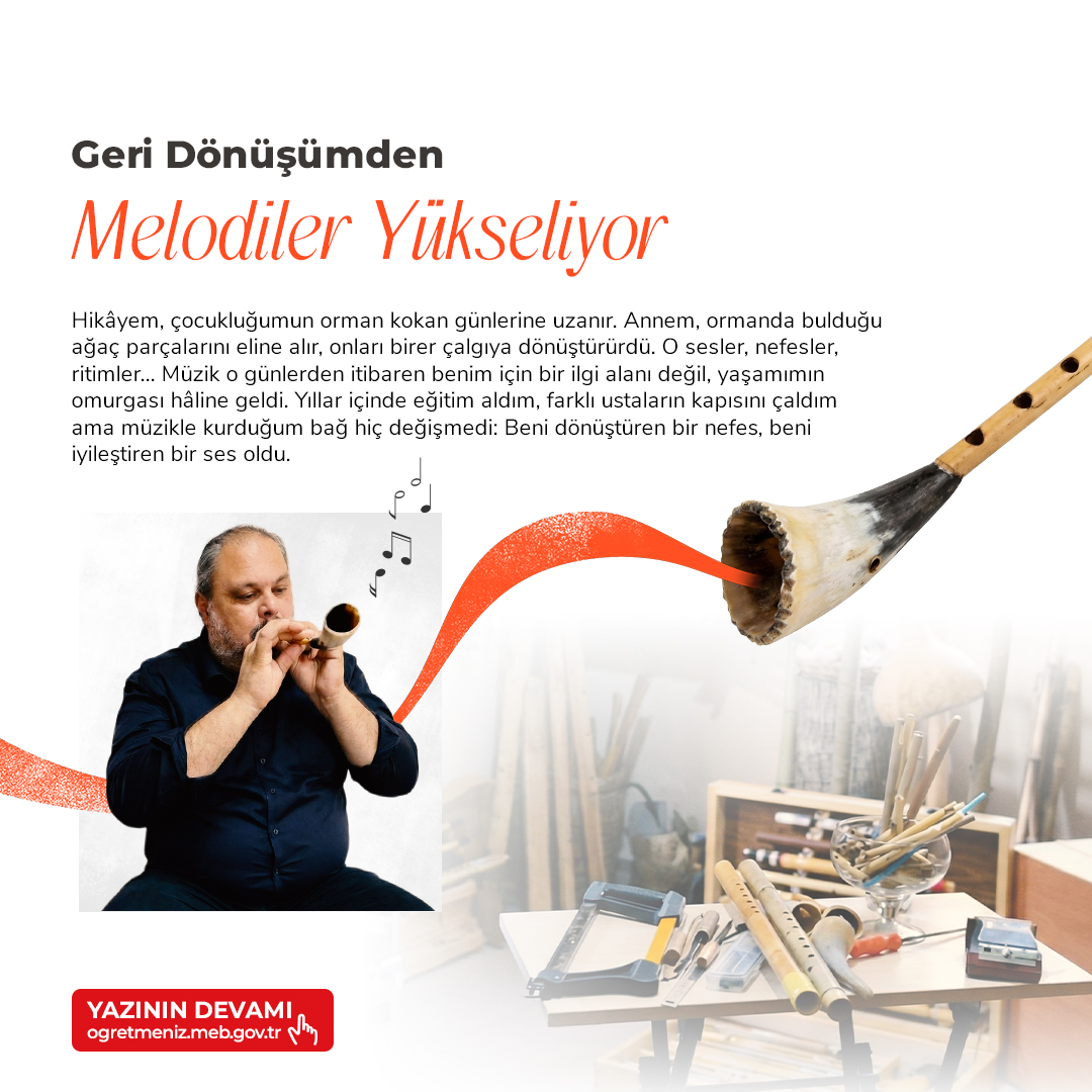 GERİ DÖNÜŞÜMDEN MELODİLER YÜKSELİYOR 
