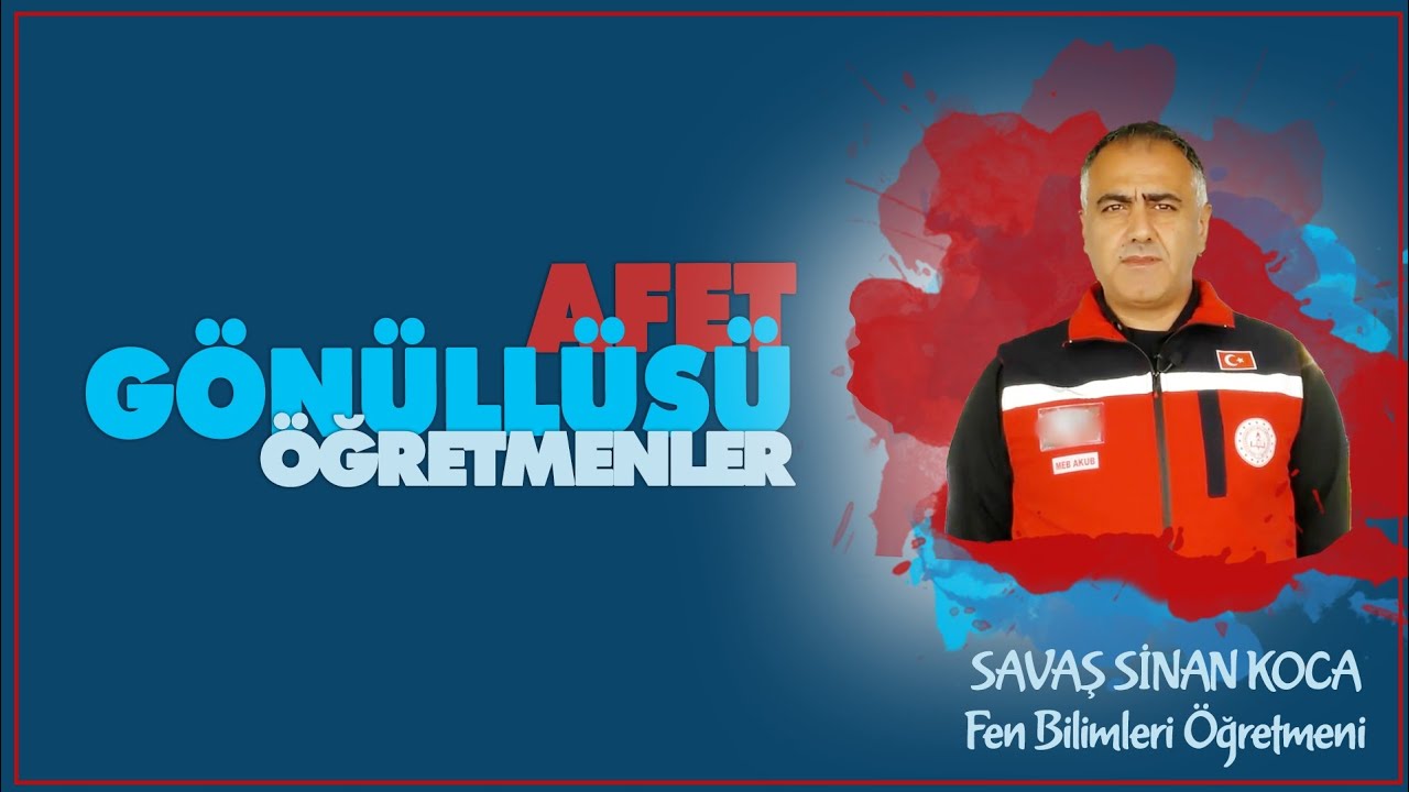 Afet Gönüllüsü Öğretmenler